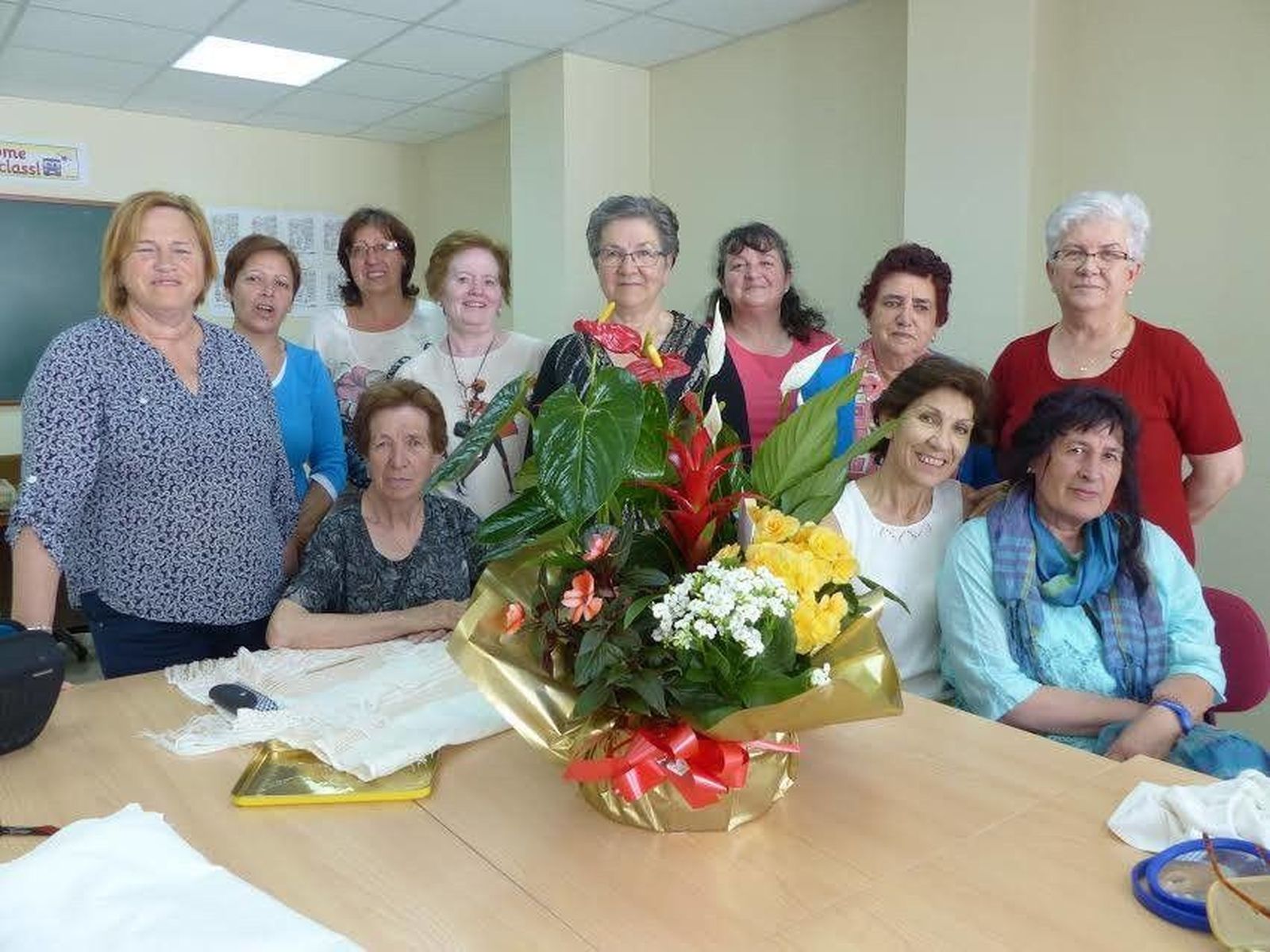 Finaliza en Villoria el curso de bordado impulsado por la Diputación