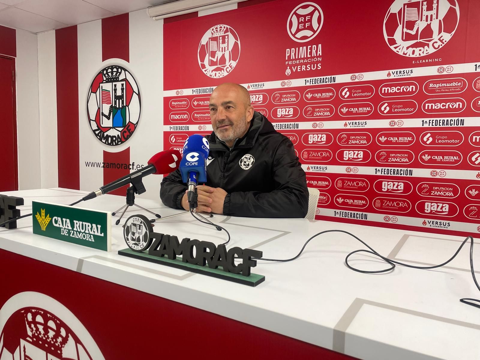 Juan Sabas, en rueda de prensa.