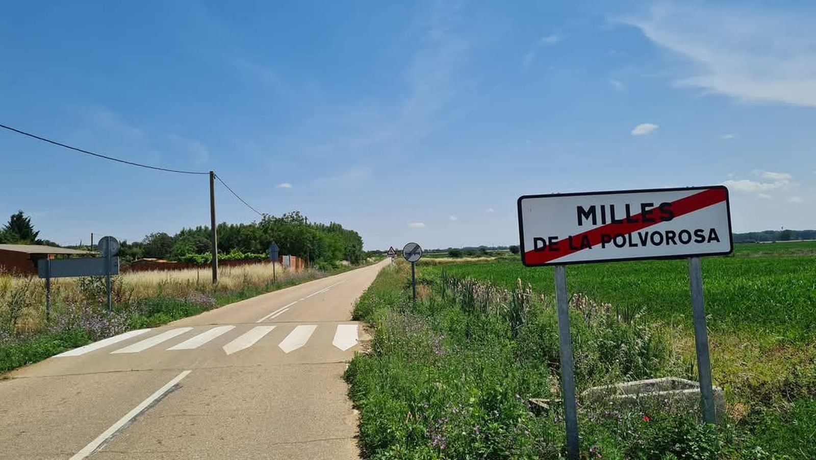 Carretera en Milles de la Polvorosa