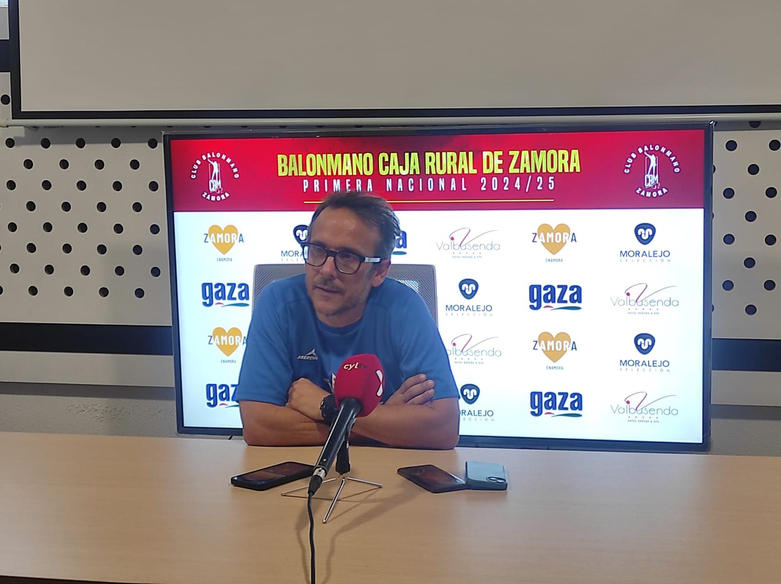 Félix Mojón, en rueda de prensa