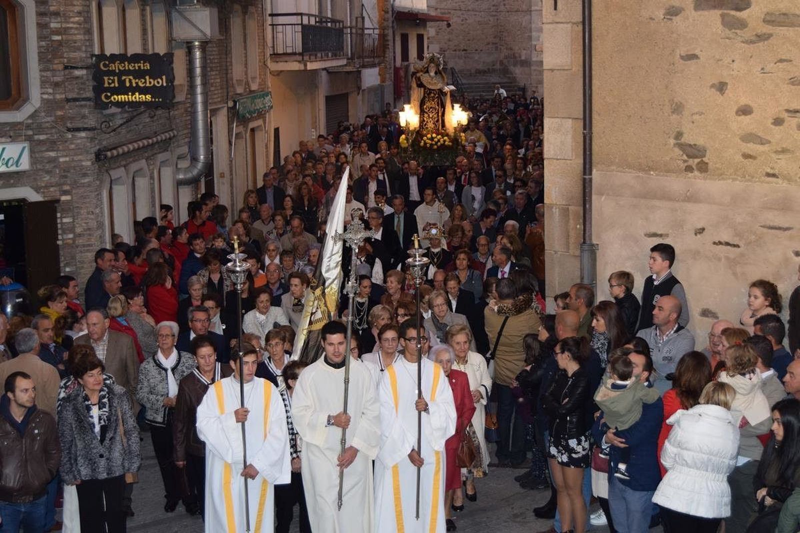 Procesión de Santa Teresa en Alba de Tormes