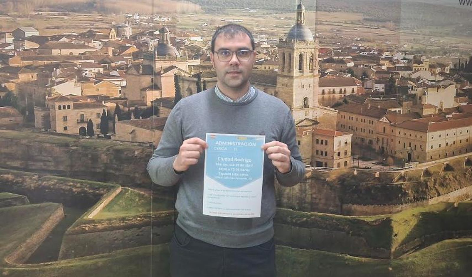 Rodrigo Toribio, concejal de Economía y Hacienda en Ciudad Rodrigo. Foto Ayto. Ciudad Rodrigo