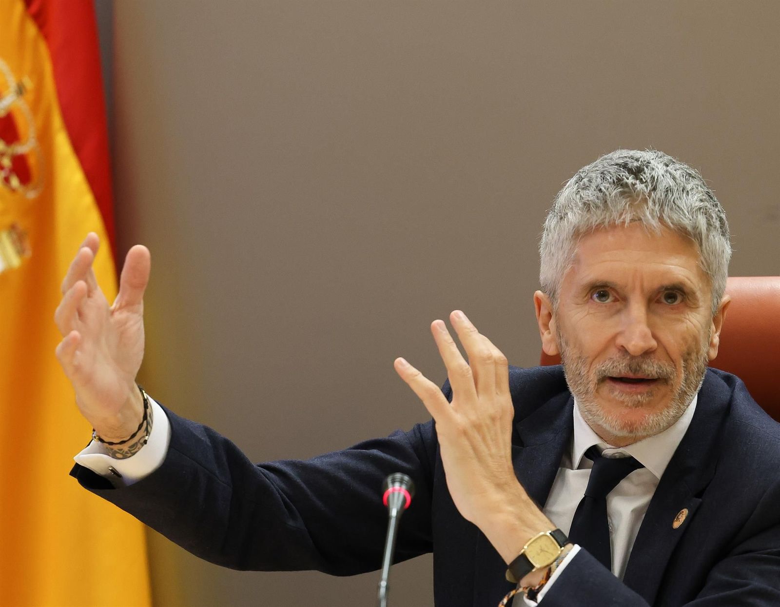 El ministro de Interior, Fernando Grande Marlaska.  Marta Fernández Jara   Europa Press