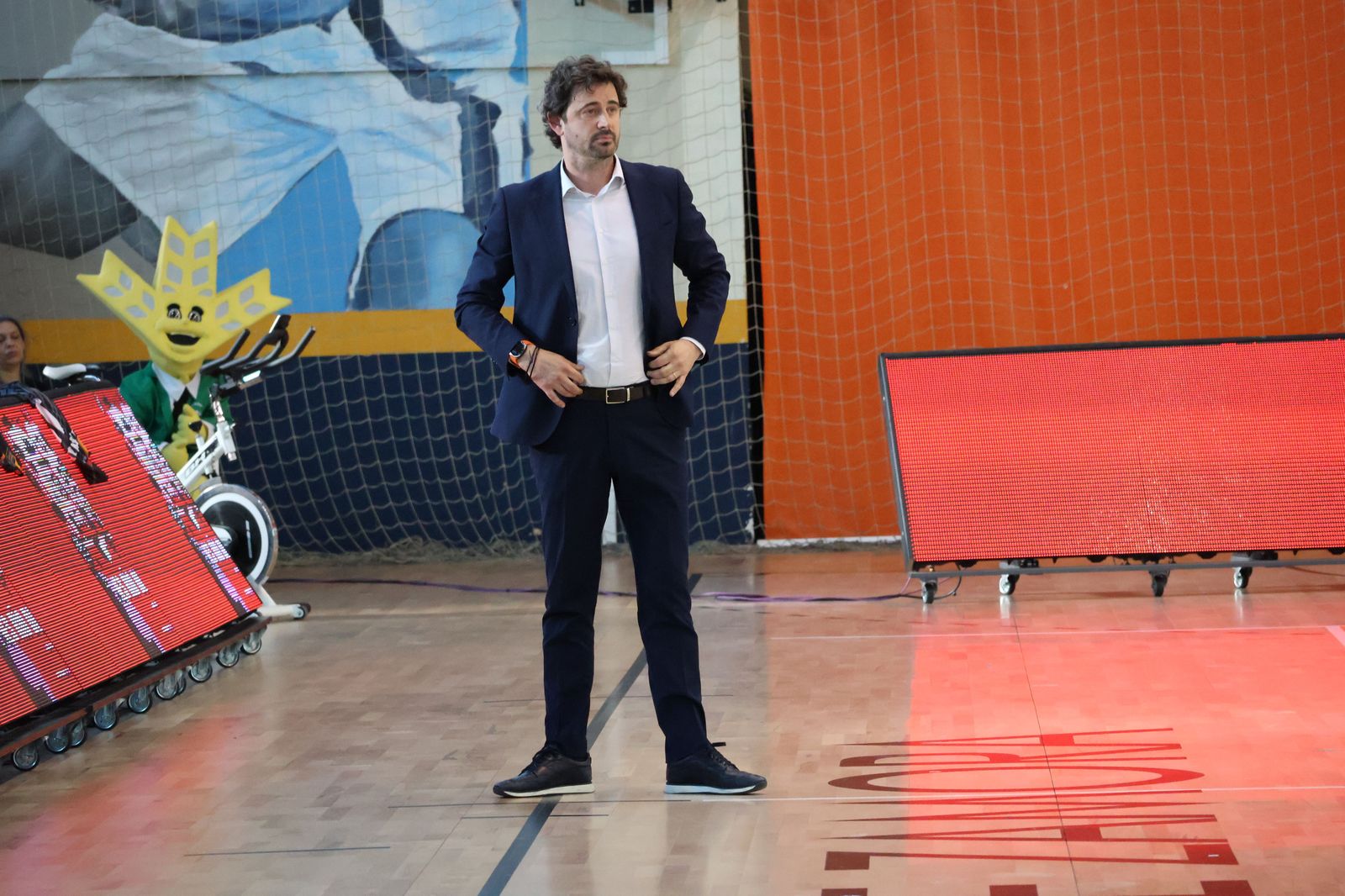 Rcardo Vasconcelos en el partido CD Zamarat - Azul Marino Mallorca Palma