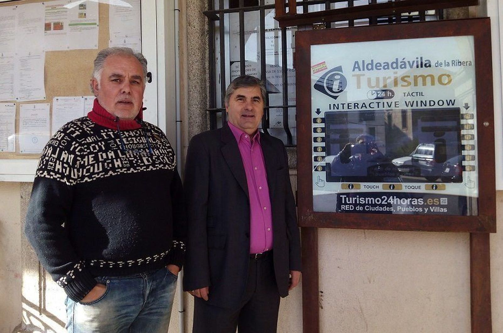 Aldeadávila estrena punto de información interactivo