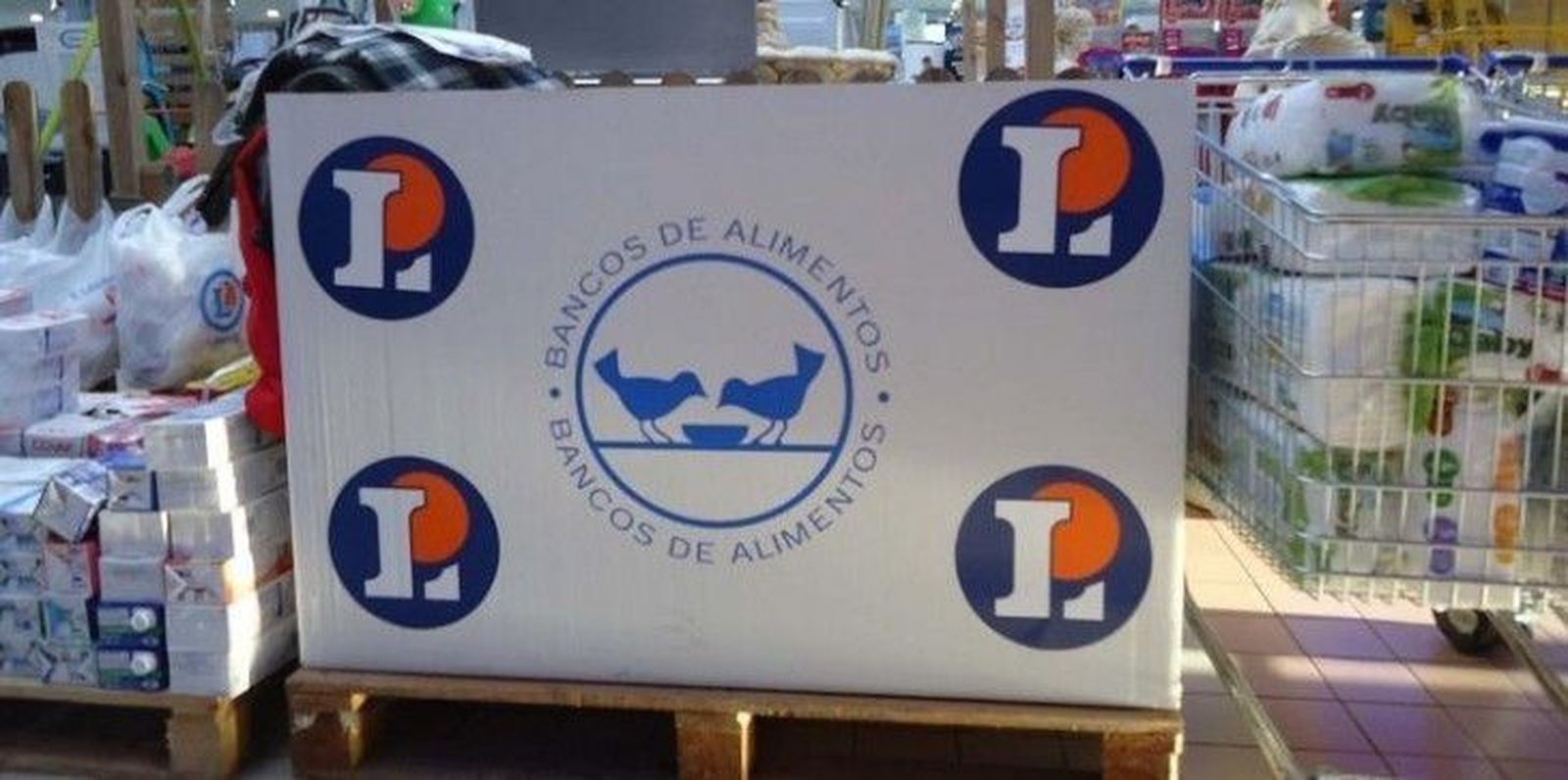 Los hipermercados E.Leclerc donan 15.000 kilos al Banco de Alimentos