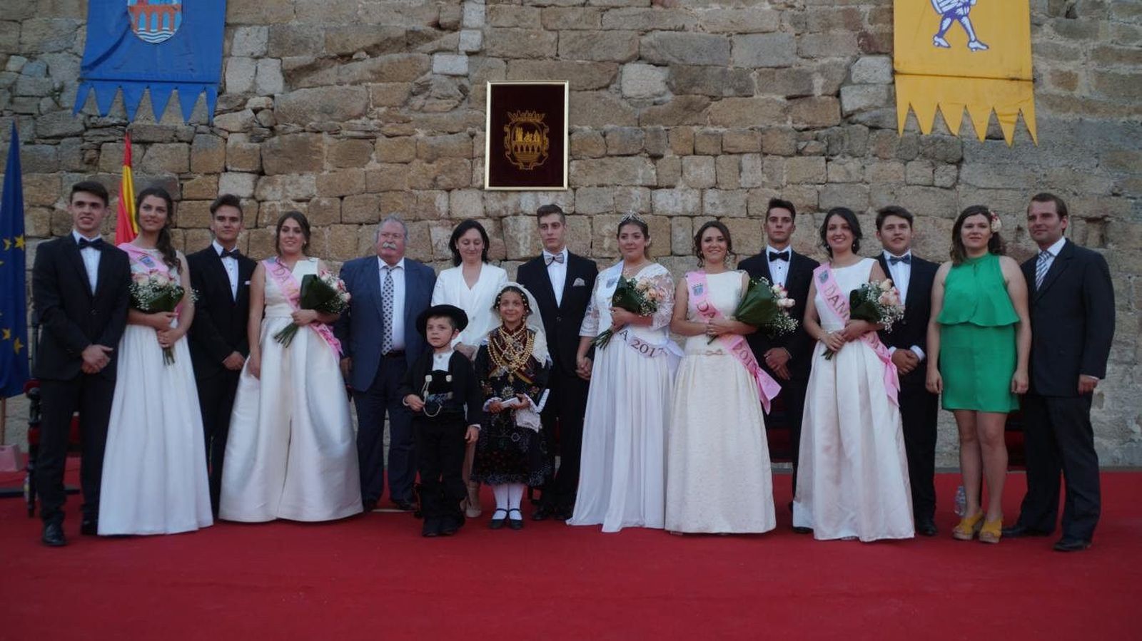 Corte de honor en Ledesma