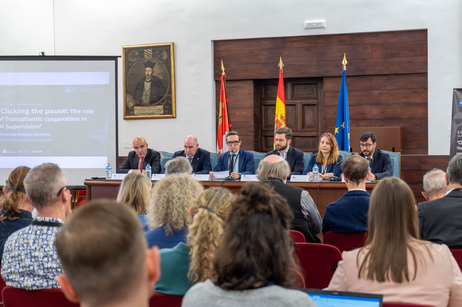 Seminario sobre la supervisión ética de la IA en el ámbito de la defensa. Foto Departamento BISITE de la USAL