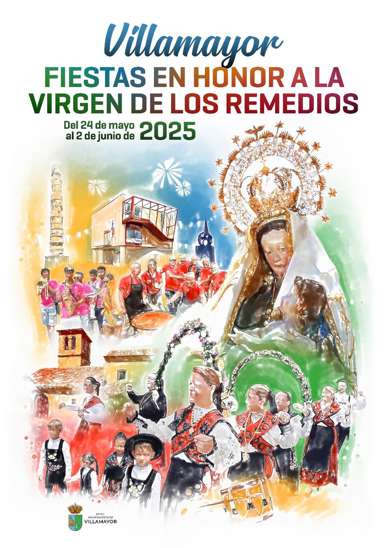 Cartel fiestas Villamayor 
