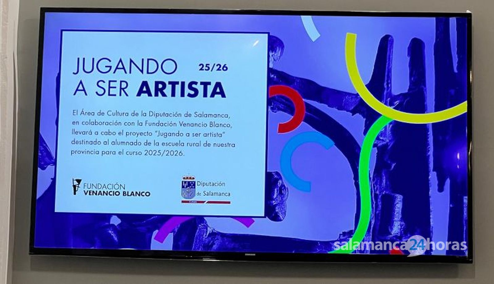 'Jugando a ser artista' programa de la Diputación de Salamanca y la Fundación Venancio Blanco