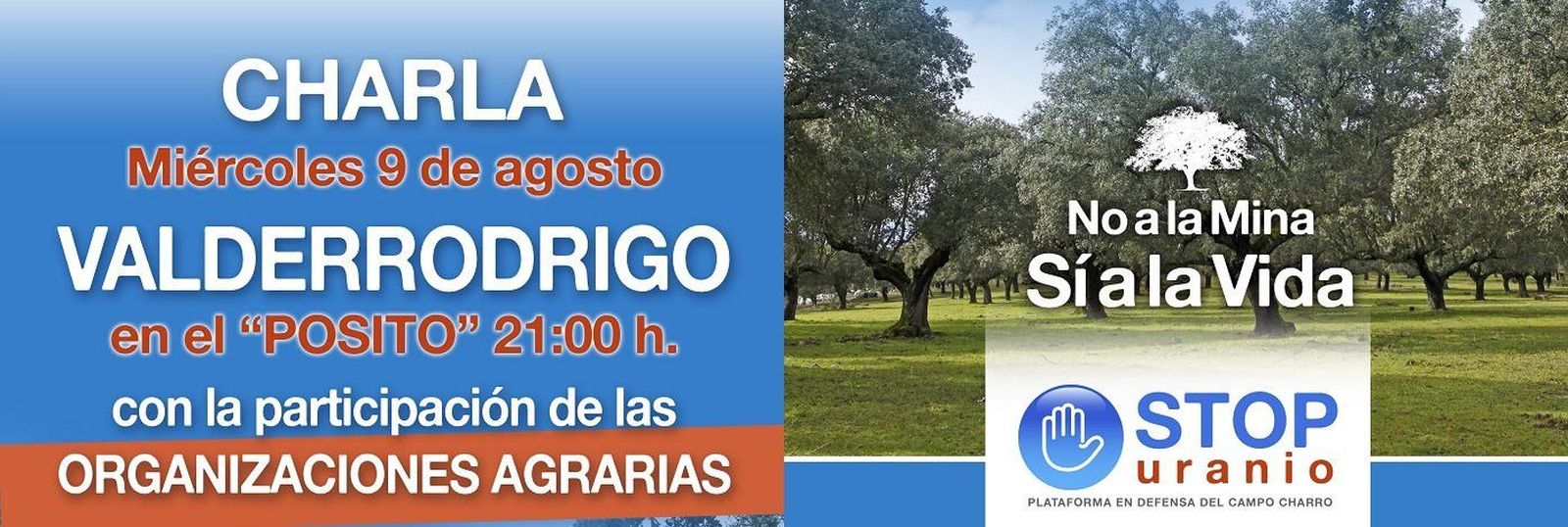 Charla de Stop Uranio en Valderrodrigo