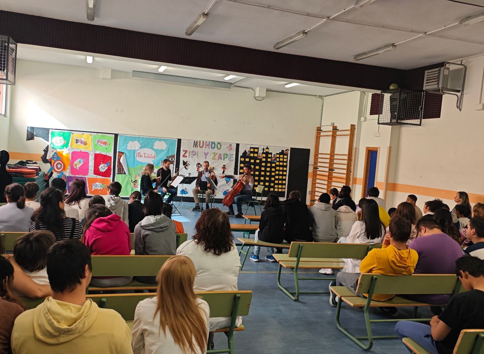 El Cuarteto Ribera en el CEE ‘Virgen del Castillo'