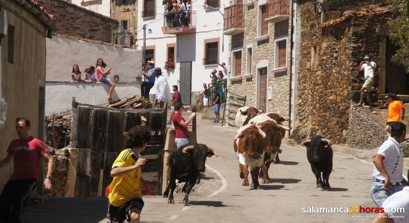 Entretenido segundo encierro taurino