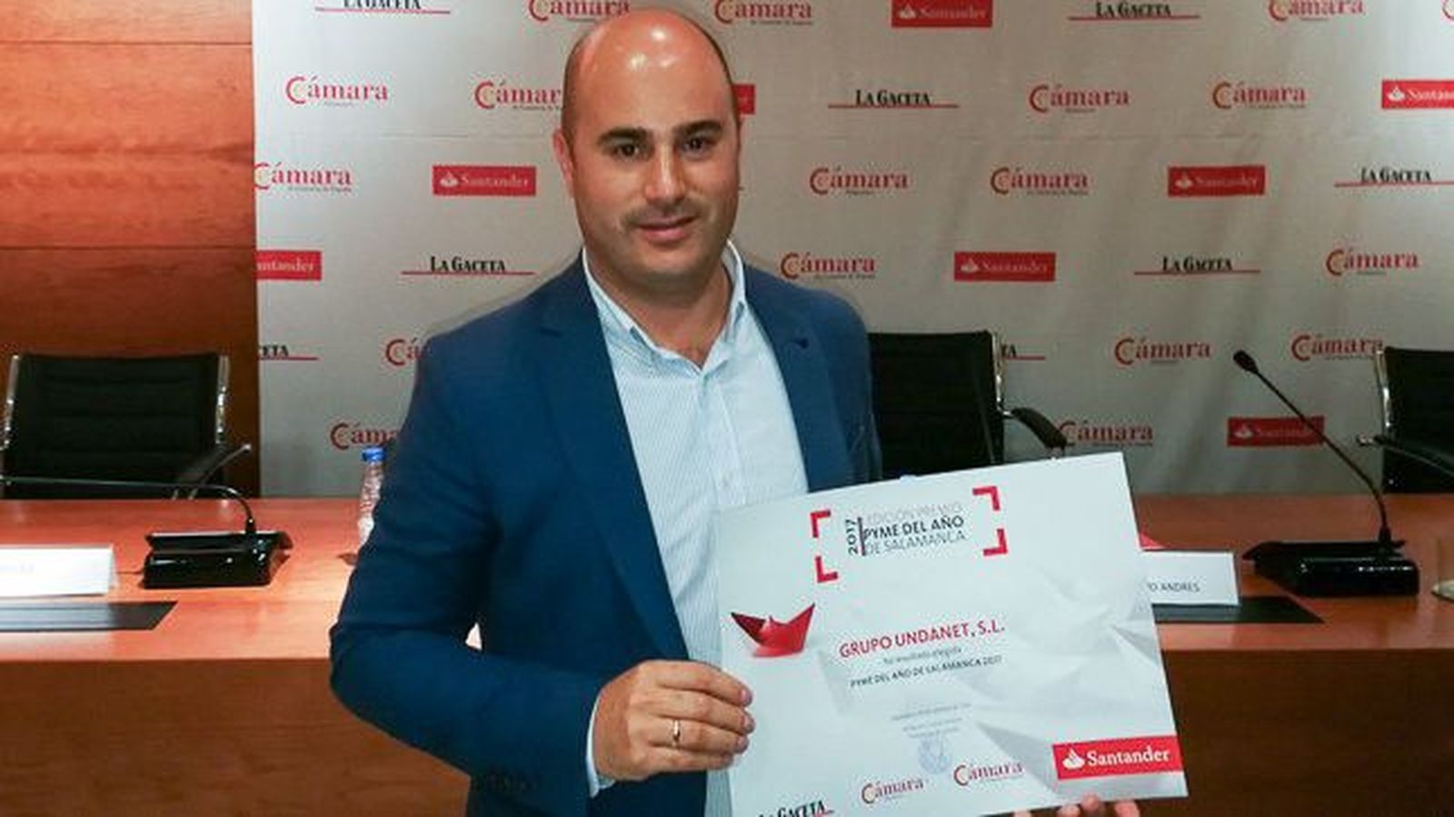 Undanet, empresa con sede en el Parque Científico, nombrada Pyme del año 2017 en Salamanca