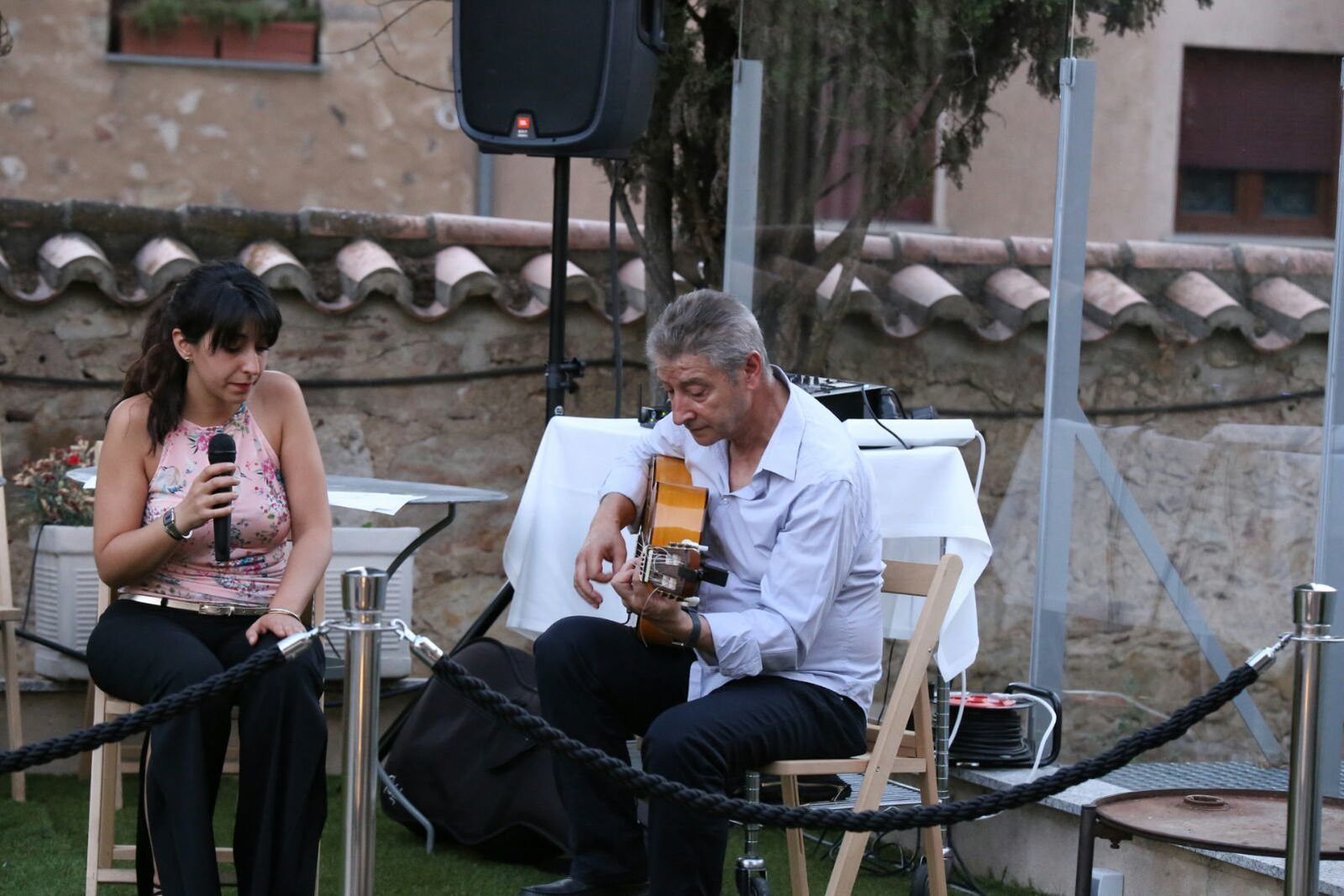 Inauguración terraza Palacio de San Esteban