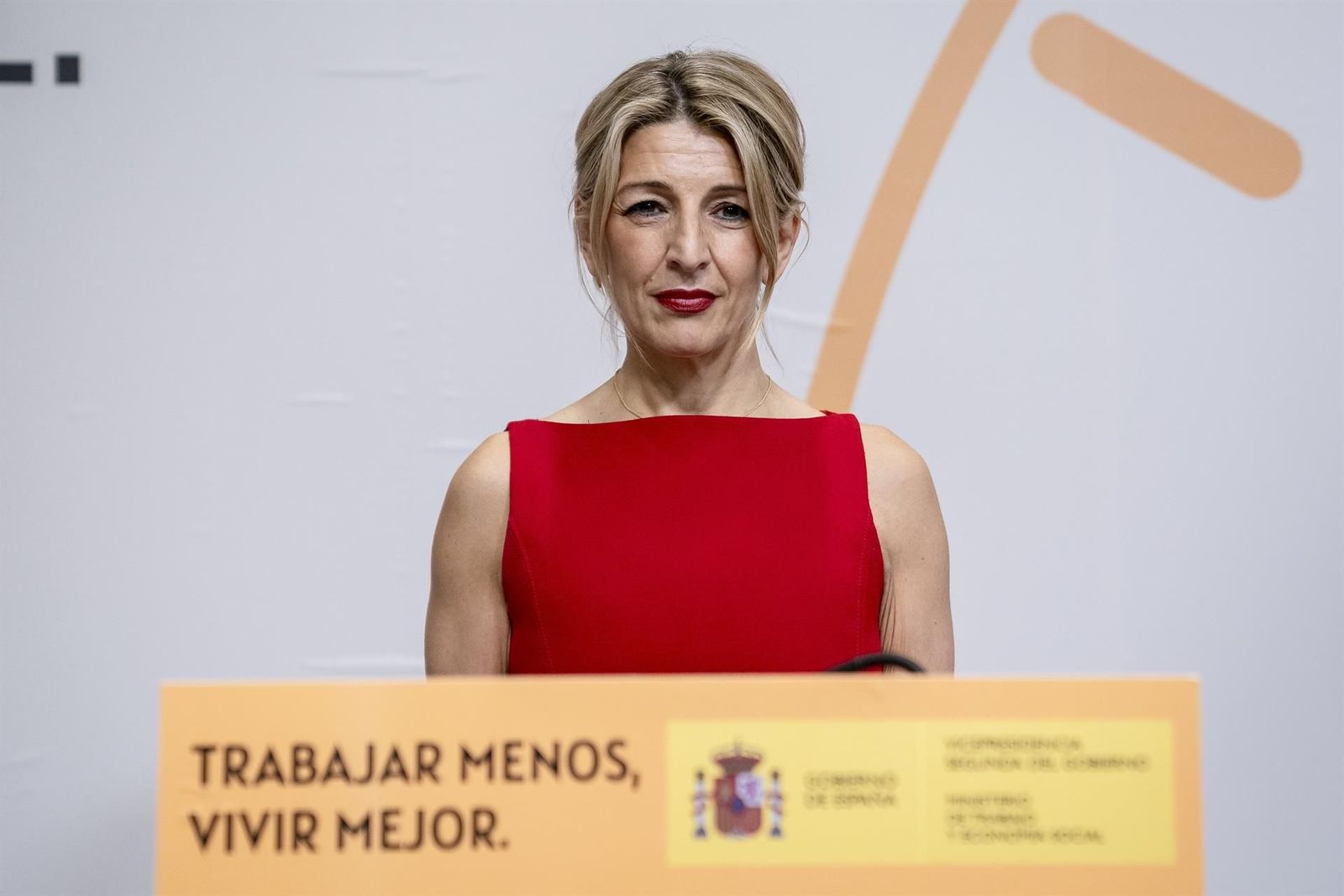 La vicepresidenta segunda y ministra de Trabajo y Economía Social, Yolanda Díaz - A. Pérez Meca - Europa Press