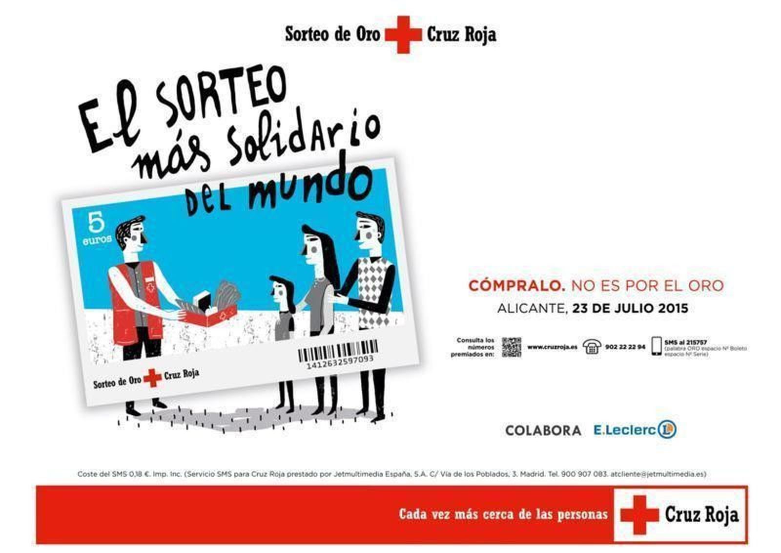 E.Leclerc colabora con Cruz Roja en el Sorteo de Oro