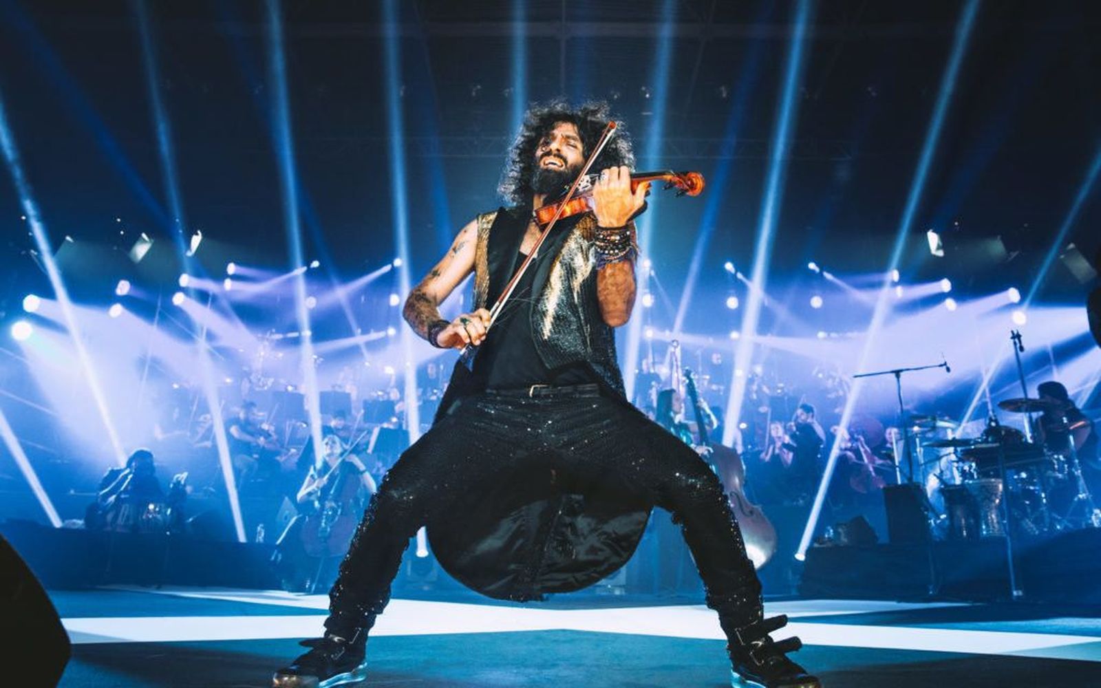 El violín de Ara Malikian resuena en el Castillo de Ledesma